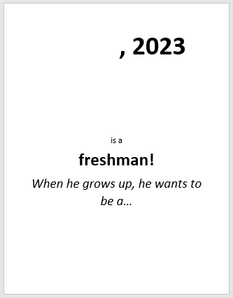 First Day of school Sign for boys