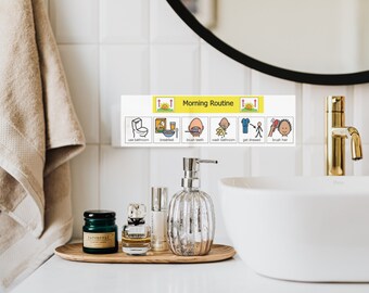 Printable Morning Routine Visual Schedule