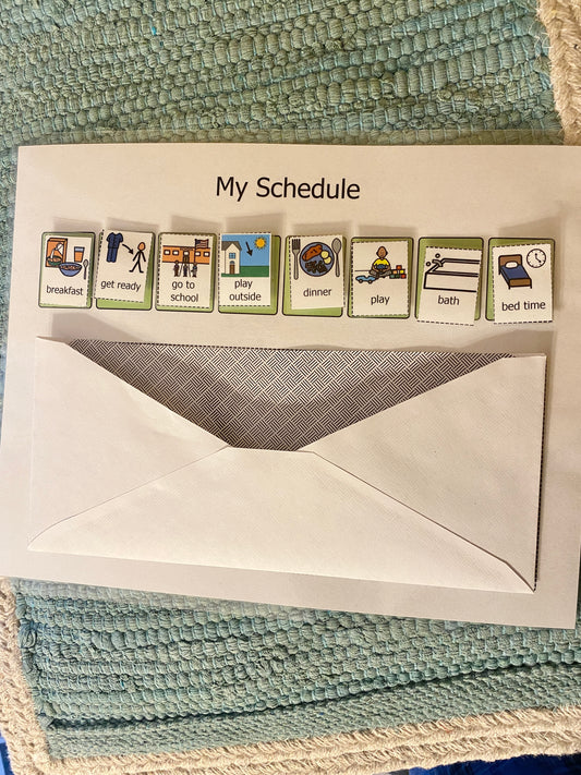Home Visual Schedule Chart DIGITAL DOWNLOAD
