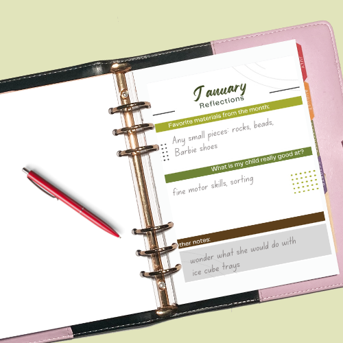 Follow their Lead Reflection Journal Printable Digital Planner with Tracker Pages