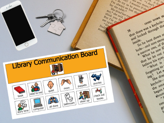 Library Picture Communication Board DIGITAL DOWNLOAD