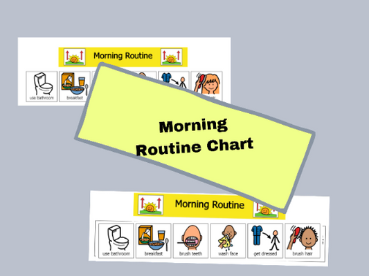 Printable Morning Routine Visual Schedule